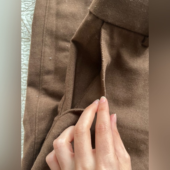 Uniqlo Brown Wool-blend Trousers - Picture 4 of 11